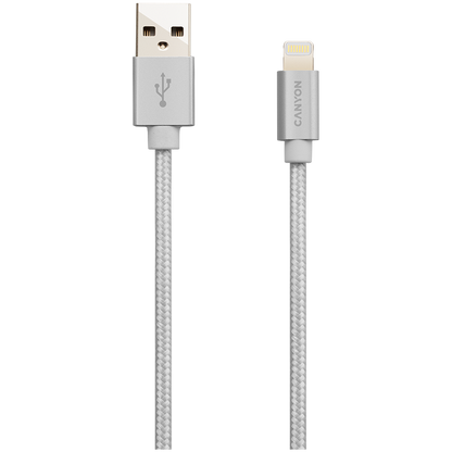 Canyon USB-A to Lightning 12W 1M - Pearl White