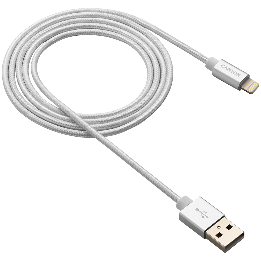 Canyon USB-A to Lightning 12W 1M - Pearl White