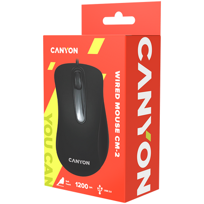 Canyon Wired Mouse CM-2 - Black