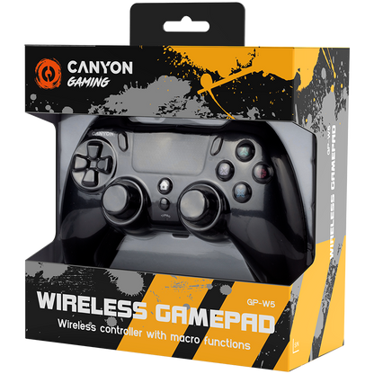 Canyon Wireless Gamepad GP-W5 - Black
