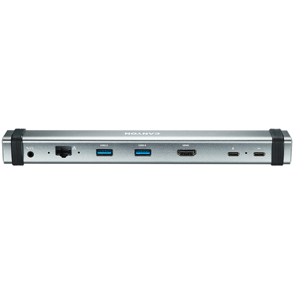 Canyon DS-6 6-in-1 USB-C Docking Station and Stand - Space Grey