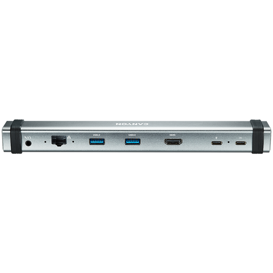 Canyon DS-6 6-in-1 USB-C Docking Station and Stand - Space Grey