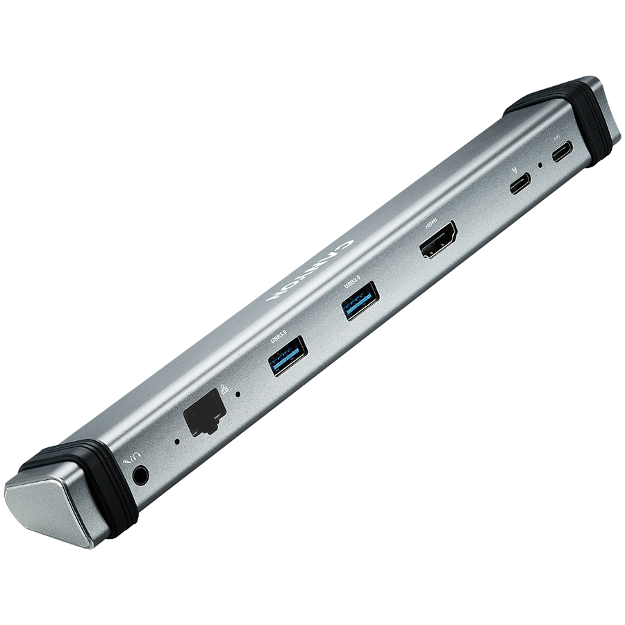 Canyon DS-6 6-in-1 USB-C Docking Station and Stand - Space Grey