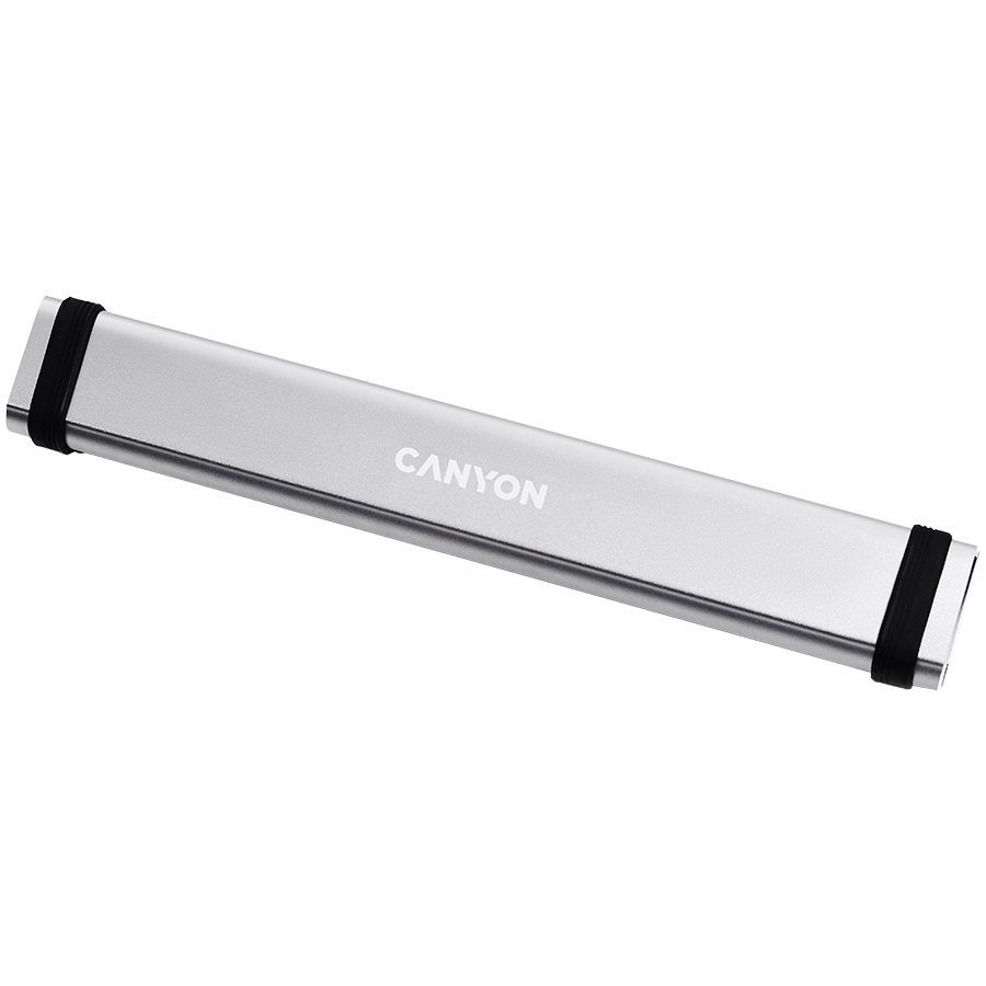 Canyon DS-6 6-in-1 USB-C Docking Station and Stand - Space Grey