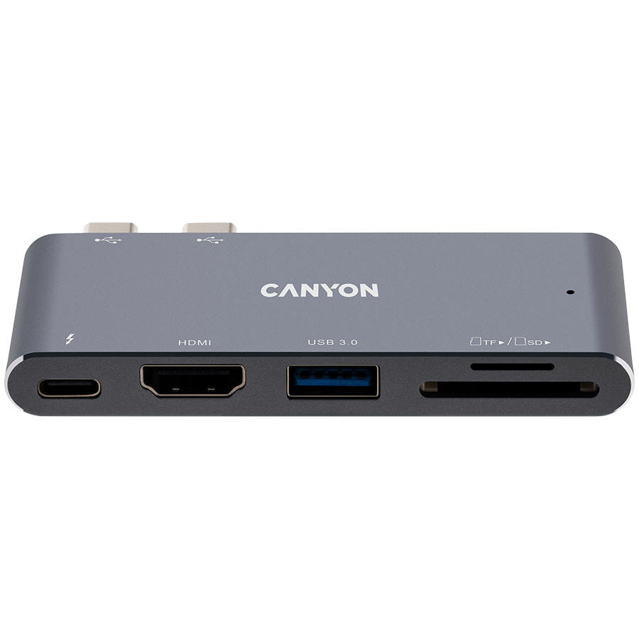 Canyon DS-5 5-in-1 Thunderbolt 3 Hub - Space Grey
