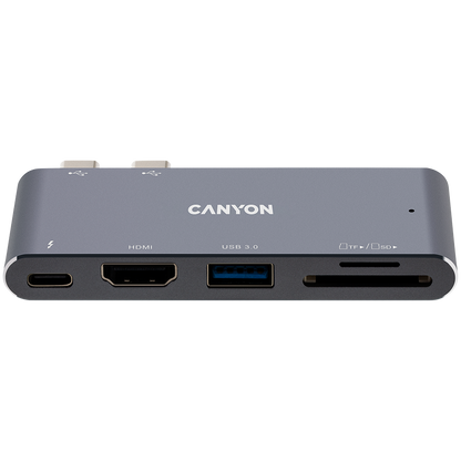 Canyon DS-5 5-in-1 Thunderbolt 3 Hub - Space Grey