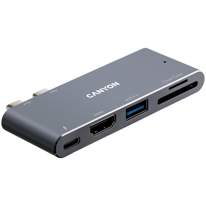 Canyon DS-5 5-in-1 Thunderbolt 3 Hub - Space Grey