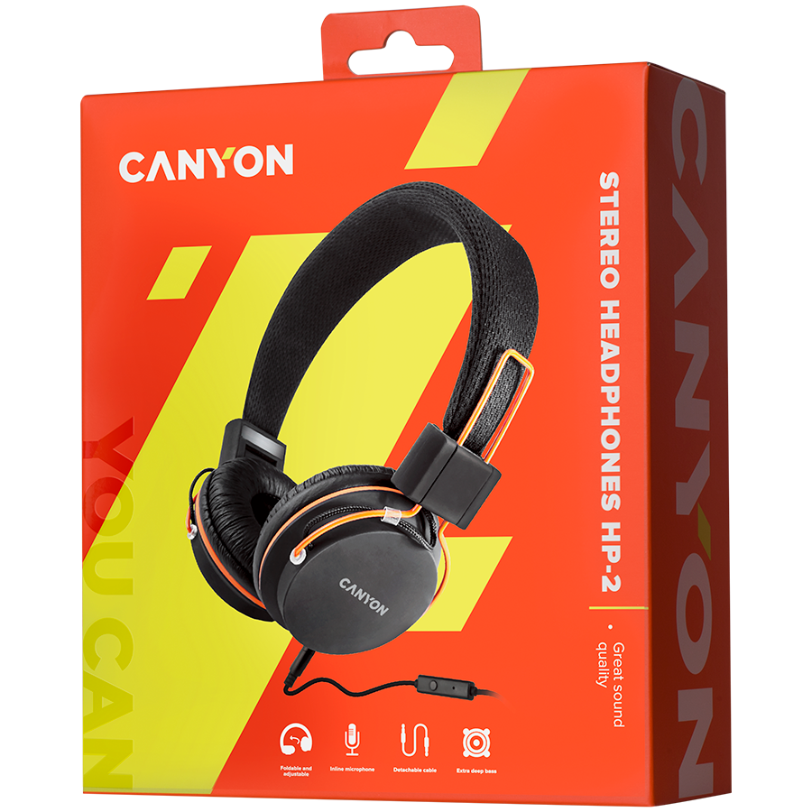 Canyon HP-22 Headphones - Black