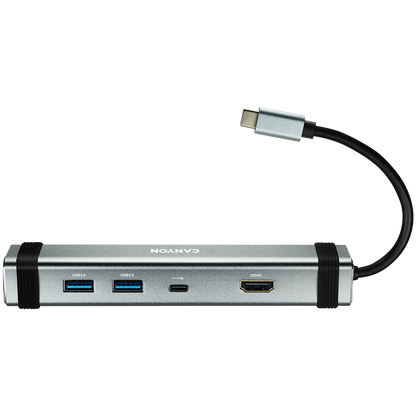 Canyon DS-3 4-in-1 USB-C Hub - Space Grey