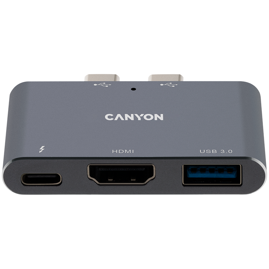 Canyon DS-1 3-in-1 Thunderbolt 3 Hub - Space Grey