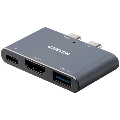 Canyon DS-1 3-in-1 Thunderbolt 3 Hub - Space Grey