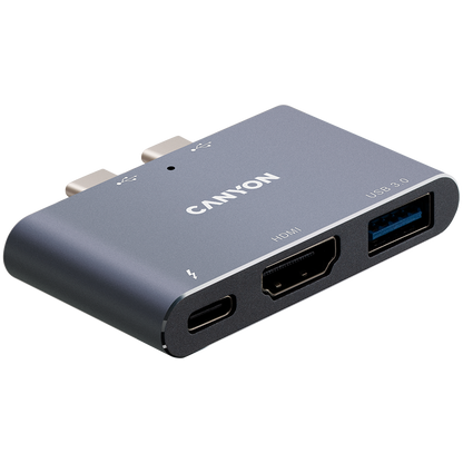 Canyon DS-1 3-in-1 Thunderbolt 3 Hub - Space Grey