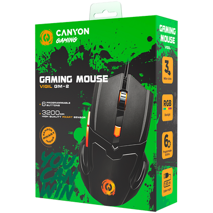 Canyon Vigil GM-2 Gaming Mouse - Black
