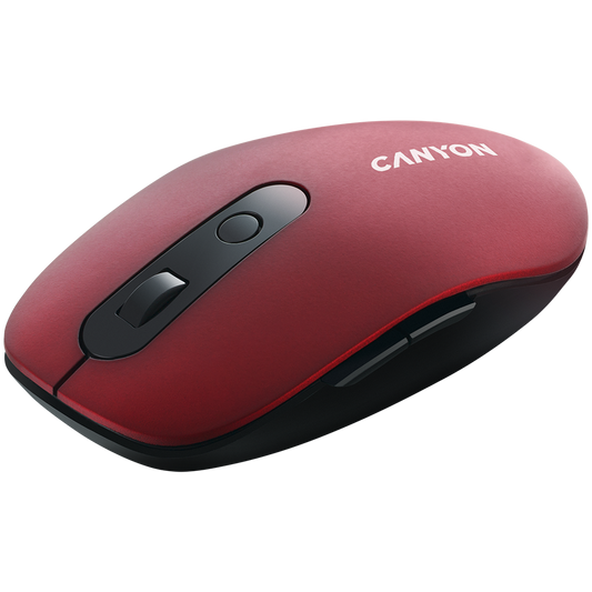 Canyon Dual Mode Wireless Mouse MW-9 - Red