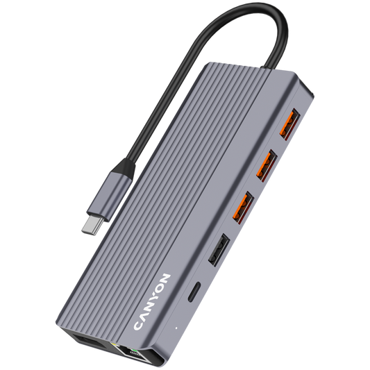 Canyon DS-16 13-in-1 USB-C Hub 4K - Grey