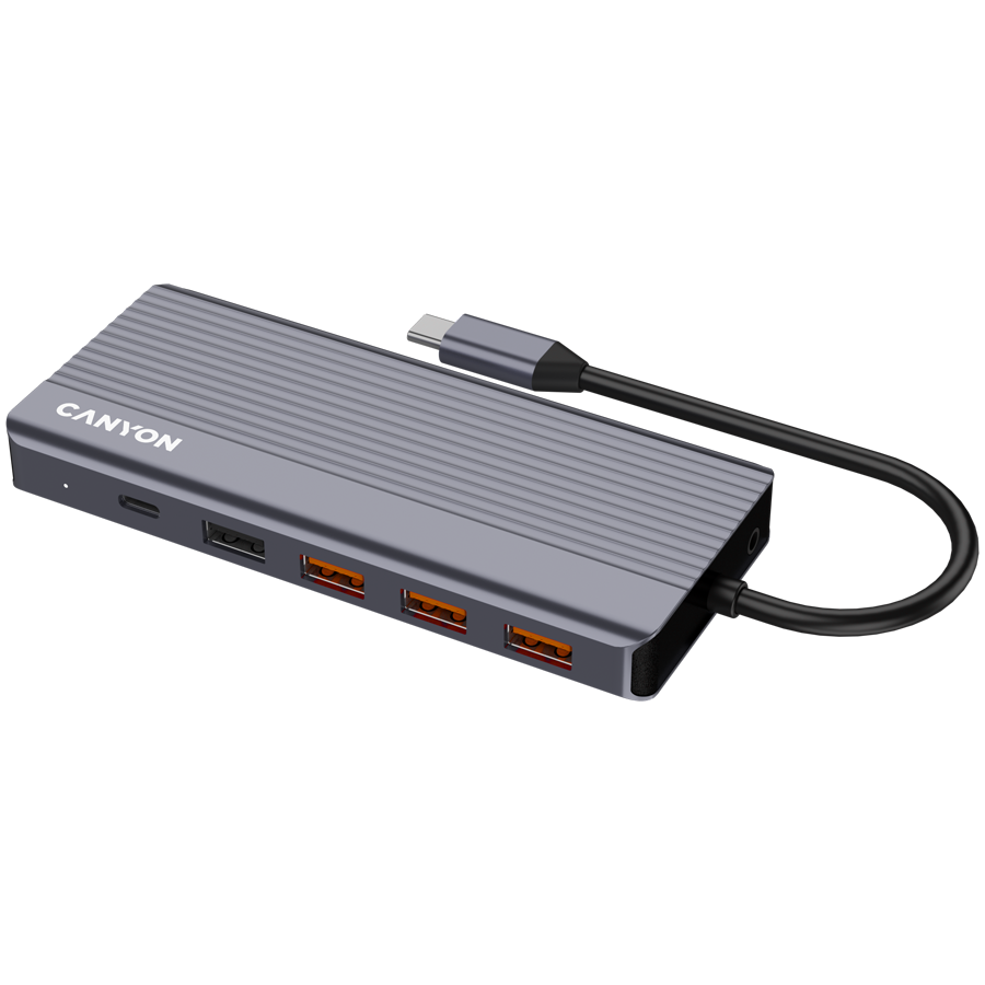 Canyon DS-16 13-in-1 USB-C Hub 4K - Grey