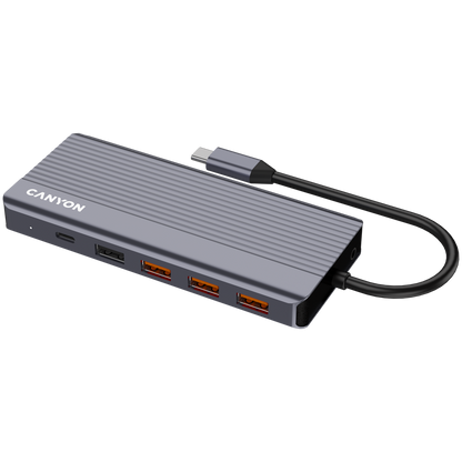 Canyon DS-16 13-in-1 USB-C Hub 4K - Grey