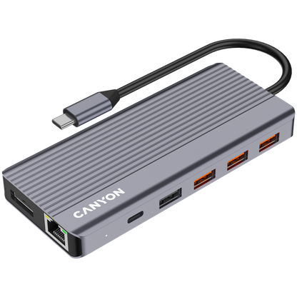 Canyon DS-16 13-in-1 USB-C Hub 4K - Grey