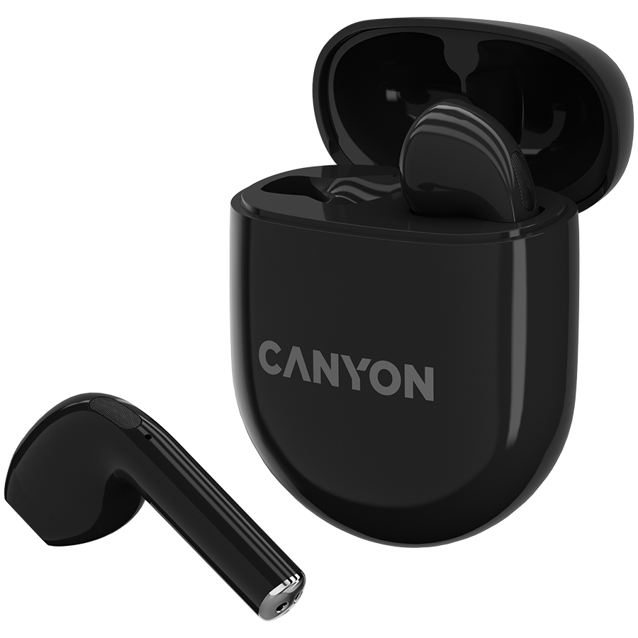 Canyon TWS-6 True Wireless Earbuds - Black