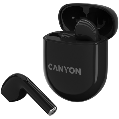 Canyon TWS-6 True Wireless Earbuds - Black