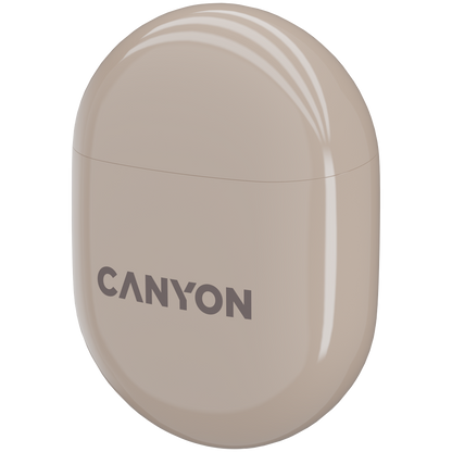 Canyon TWS-6 True Wireless Earbuds - Beige
