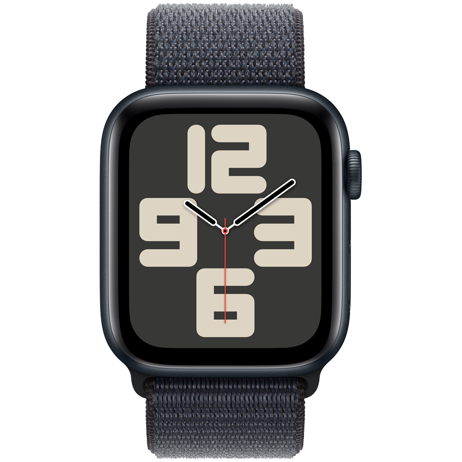 Apple Watch SE GPS Gen 2 44mm - Midnight Aluminium with Ink Sport Loop