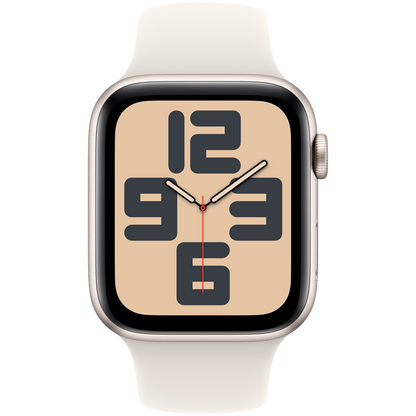 Apple Watch SE GPS Gen 2 44mm - Starlight Aluminium with Starlight Sport Band S/M