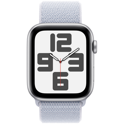 Apple Watch SE GPS Gen 2 40mm - Silver Aluminium with Blue Cloud Sport Loop