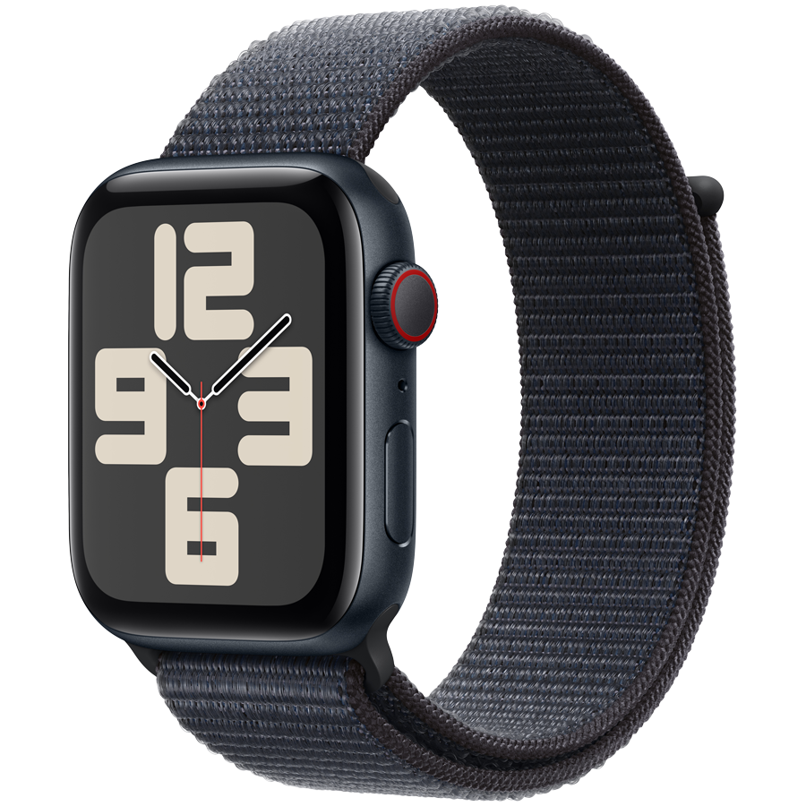 Apple Watch SE GPS + Cellular Gen 2 40mm - Midnight Aluminium with Ink Sport Loop
