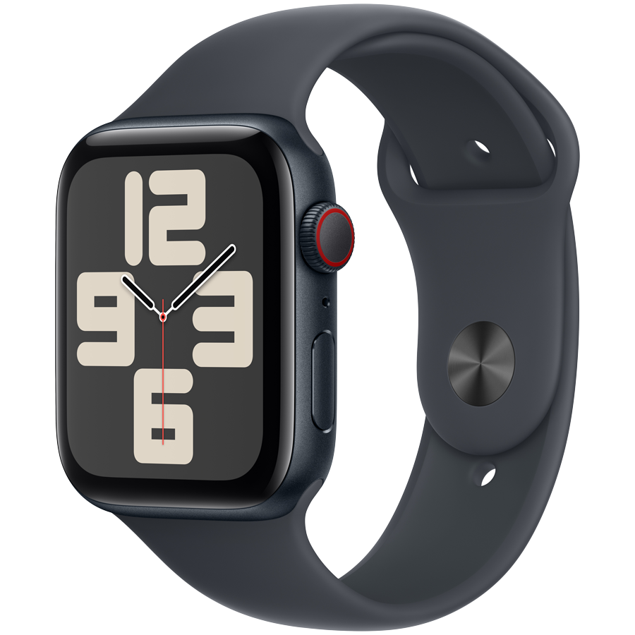 Apple Watch SE GPS + Cellular Gen 2 40mm - Midnight Aluminium with Midnight Sport Band S/M