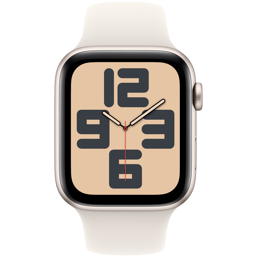 Apple Watch SE GPS + Cellular Gen 2 40mm - Starlight Aluminium with Starlight Sport Band S/M