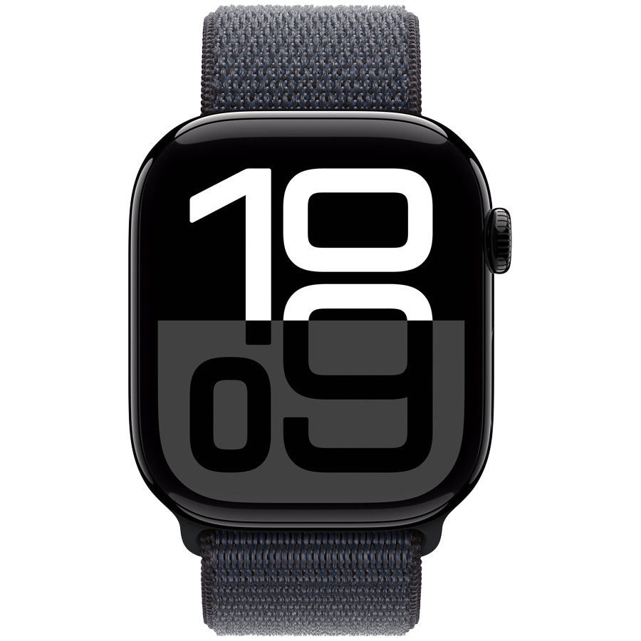 Apple Watch Series 10 GPS 42mm - Jet Black Aluminium with Ink Sport Loop