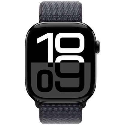 Apple Watch Series 10 GPS 42mm - Jet Black Aluminium with Ink Sport Loop