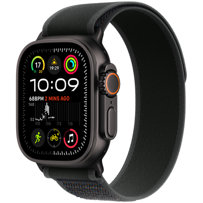 Apple Watch Ultra 2 2024 GPS + Cellular 49mm – Black Titanium with Black Trail Loop M/L