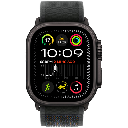 Apple Watch Ultra 2 2024 GPS + Cellular 49mm – Black Titanium with Black Trail Loop M/L