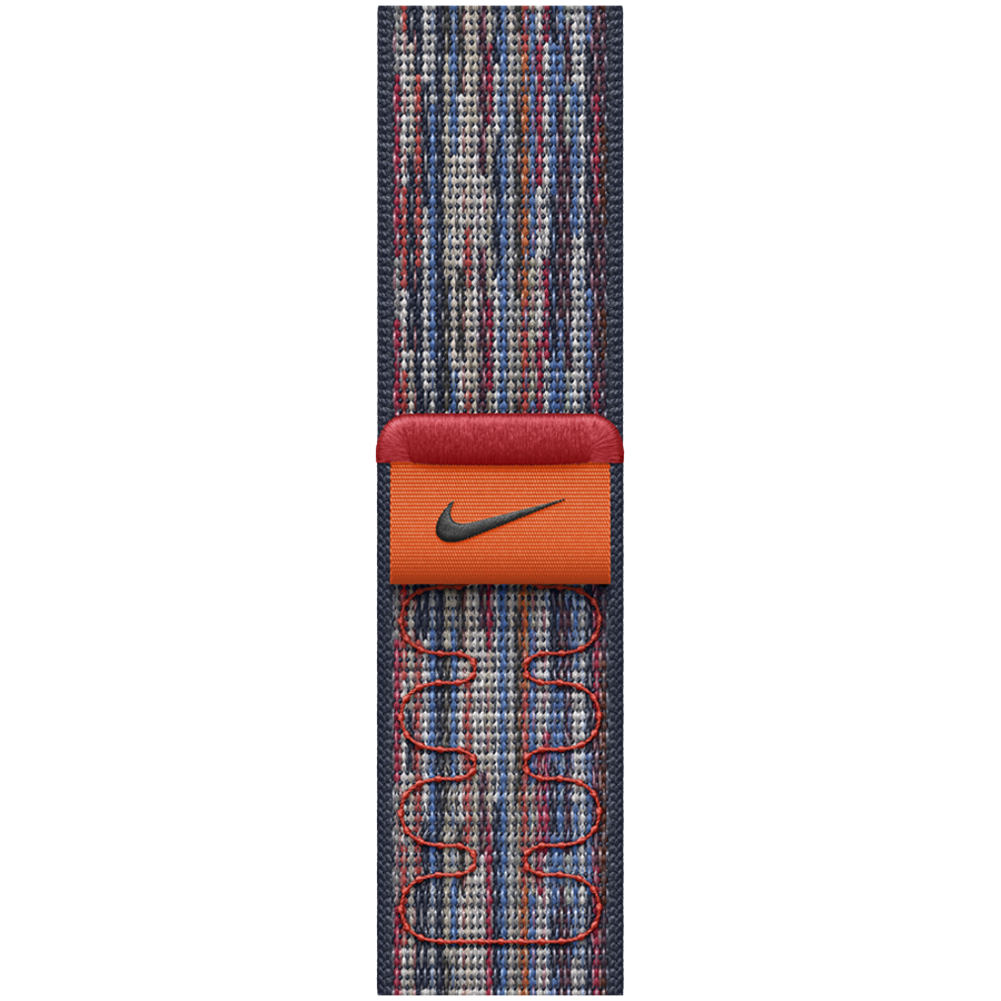 Apple Watch Nike Sport Loop – Blue/Red 40mm