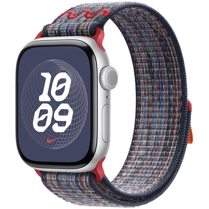 Apple Watch Nike Sport Loop – Blue/Red 40mm