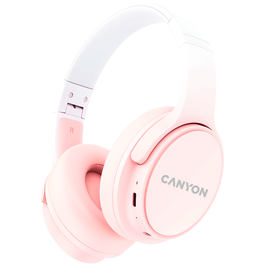 Canyon OnRiff 4 Wireless Over-Ear Headphones - Pink