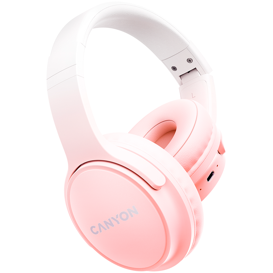 Canyon OnRiff 4 Wireless Over-Ear Headphones - Pink
