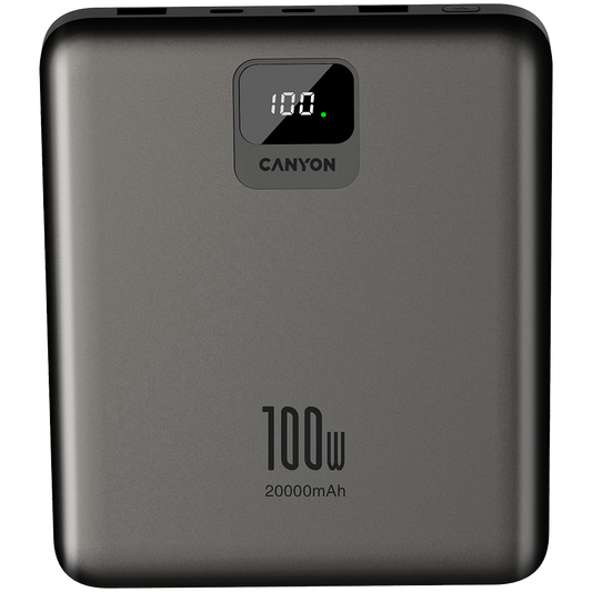 Canyon Slim Power Bank PB-2008 - Dark Grey