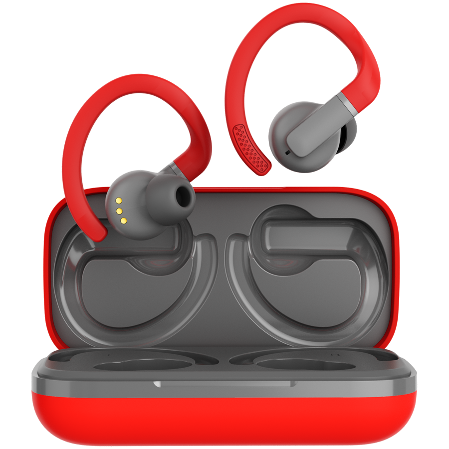 Canyon OnRun 11 TWS-11 Sport True Wireless Earbuds - Red