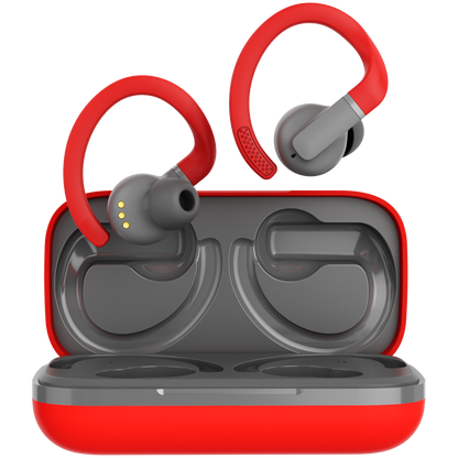 Canyon OnRun 11 TWS-11 Sport True Wireless Earbuds - Red