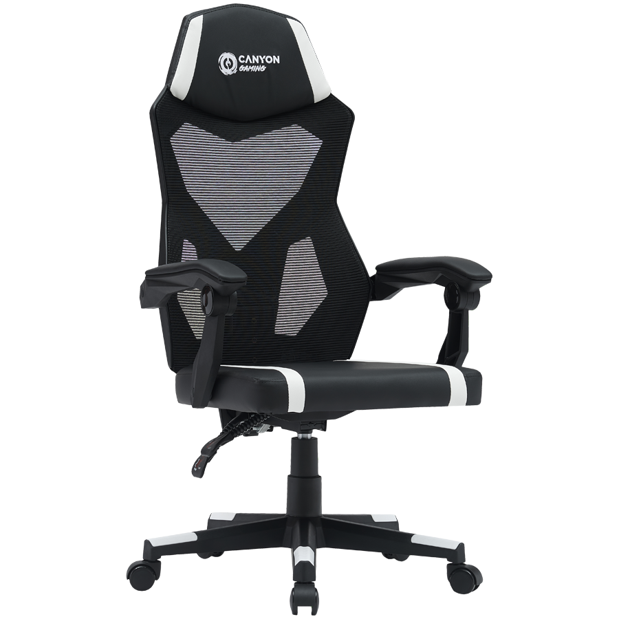 Canyon Ergonomic Gaming Chair Flow MCH01 - Black White