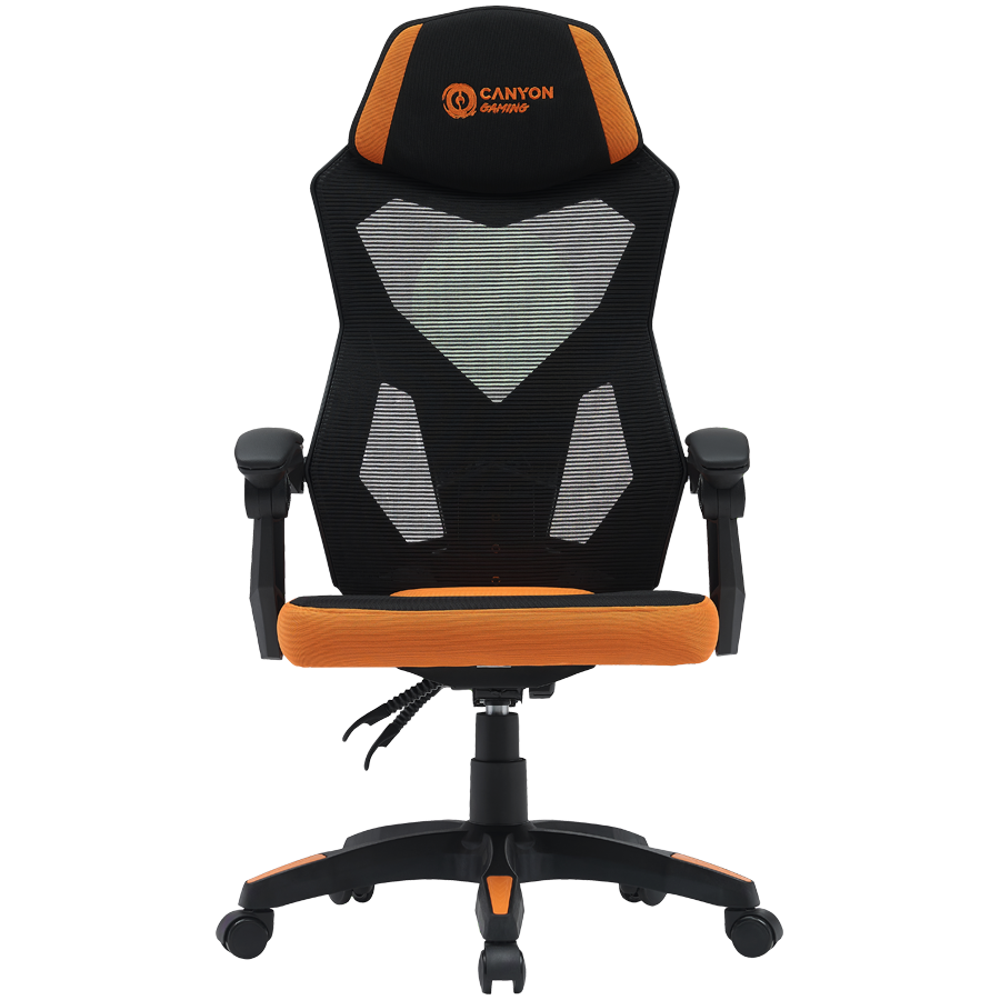 Canyon Wave Mesh Gaming Chair MCH02 - Black Orange