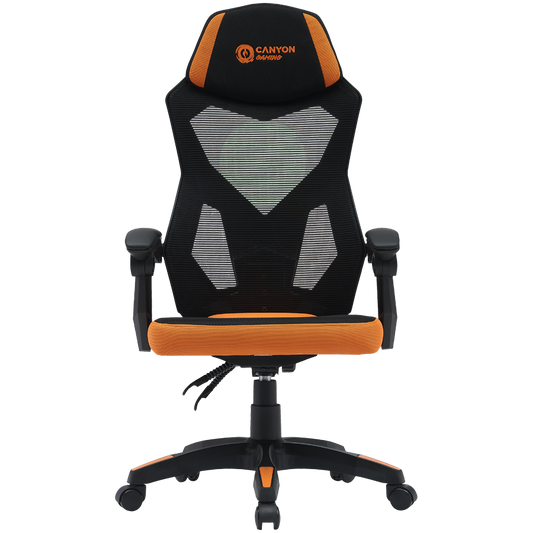 Canyon Wave Mesh Gaming Chair MCH02 - Black Orange