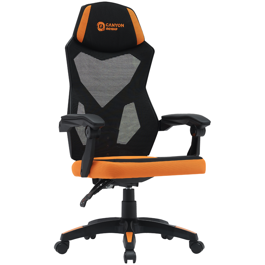 Canyon Wave Mesh Gaming Chair MCH02 - Black Orange
