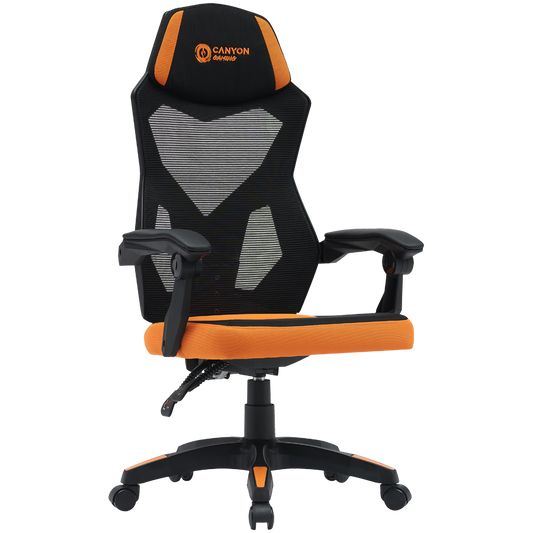 Canyon Wave Mesh Gaming Chair MCH02 - Black Orange