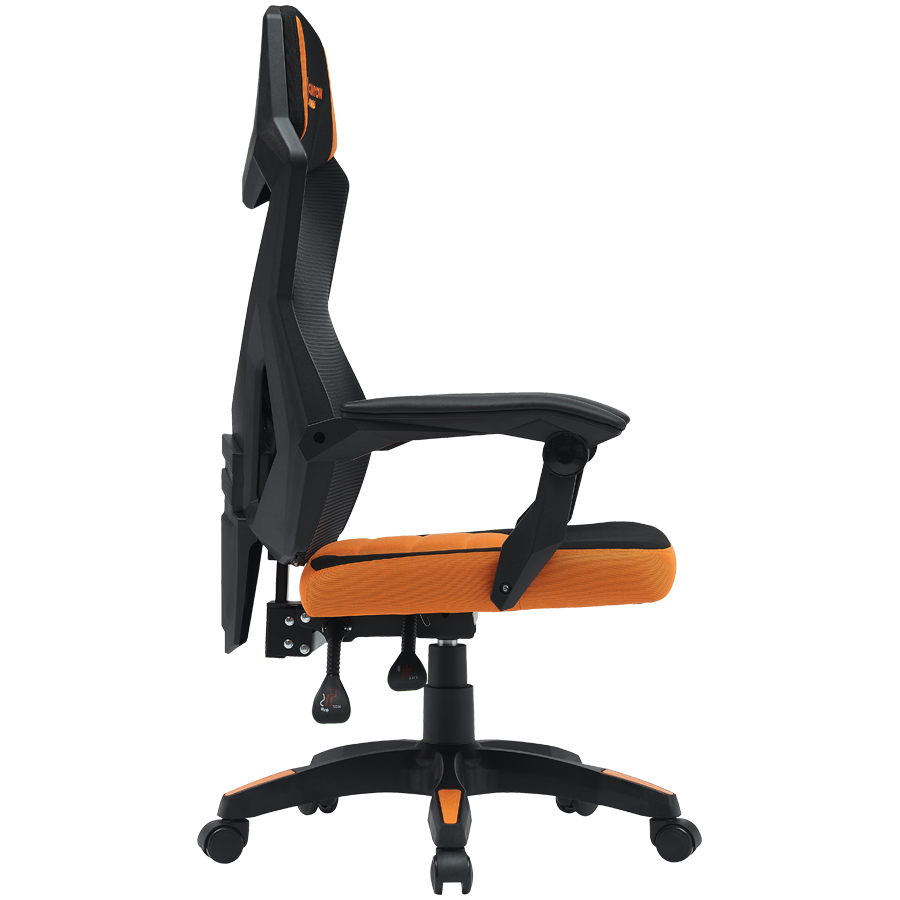 Canyon Wave Mesh Gaming Chair MCH02 - Black Orange
