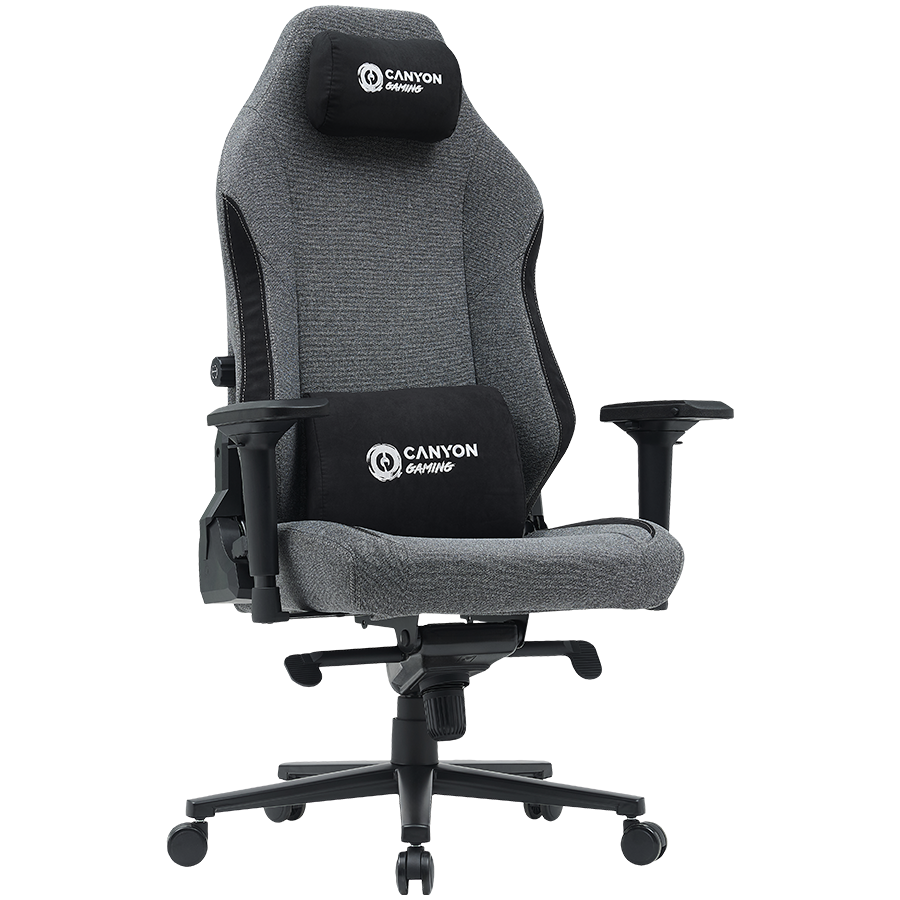 Canyon Fabric XL Gaming Chair Boulder XLCH01 - Grey