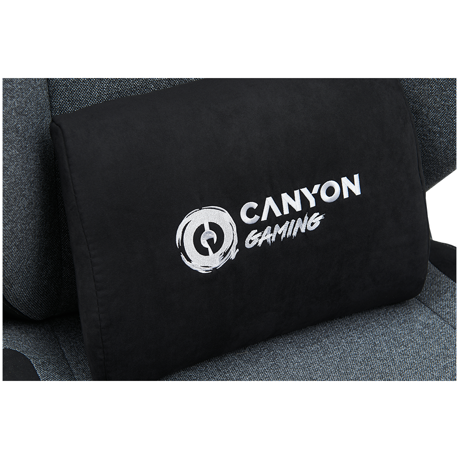 Canyon Fabric XL Gaming Chair Boulder XLCH01 - Grey